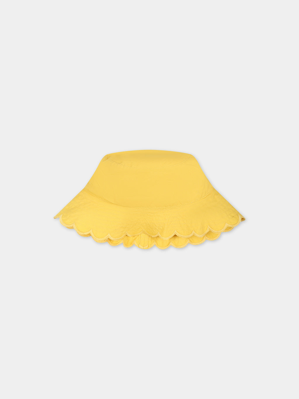 Bonnet jaune pour bébé fille