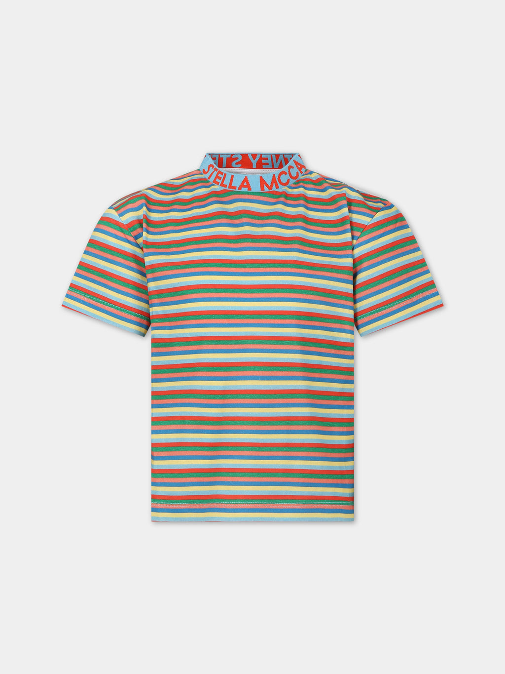 Multicolor t-shirt for kids with logo