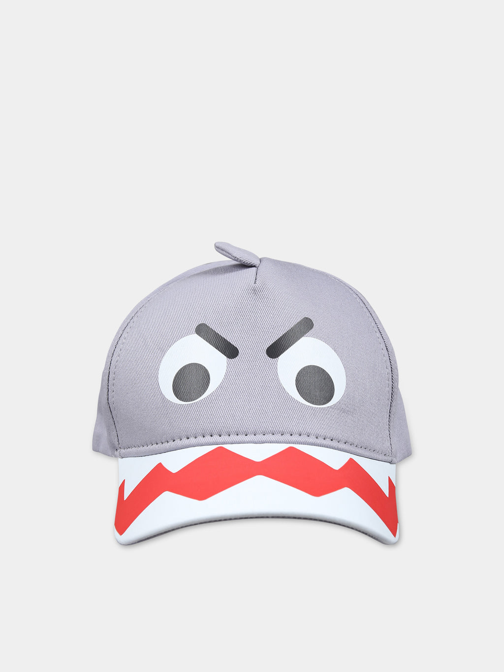 Cappello grigio per bambino con stampa