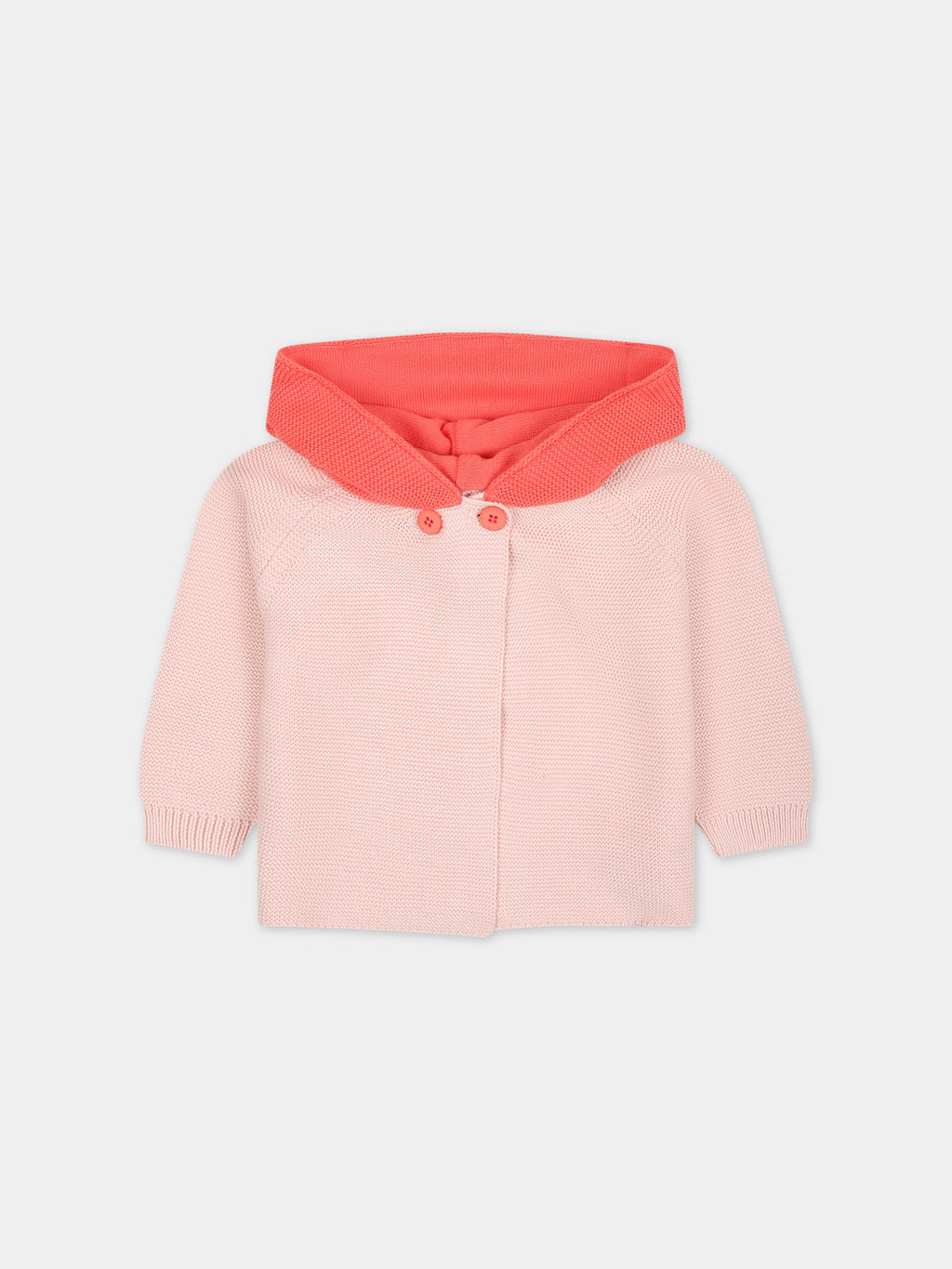 Pink cardigan for baby girl