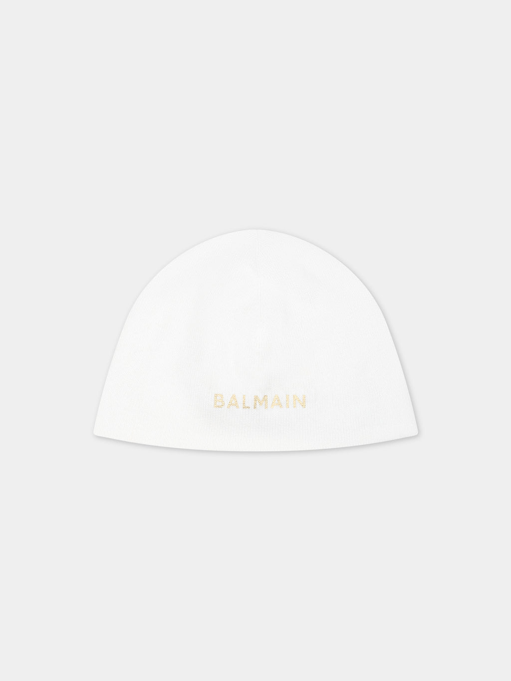 White hat for baby kids with logo