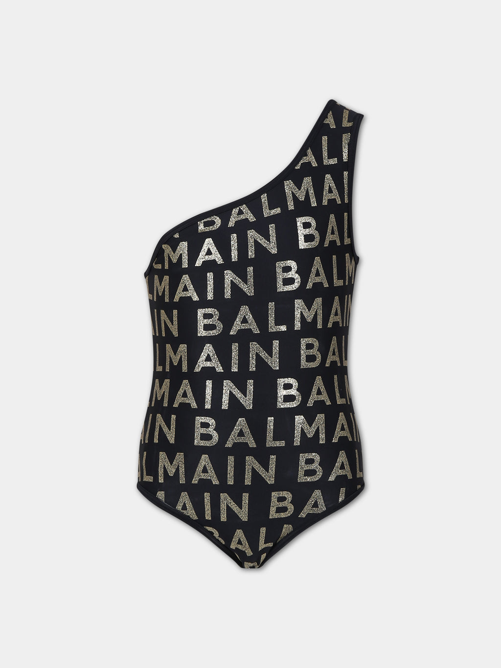 Maillot de bain noir pour fille avec logo