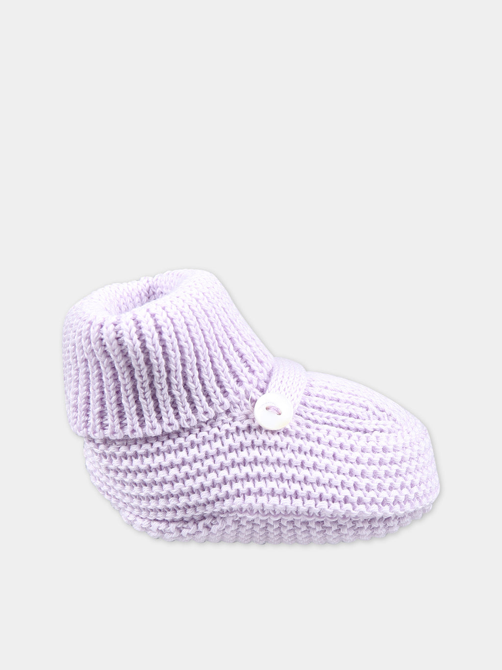 Wisteria bootees for baby girl