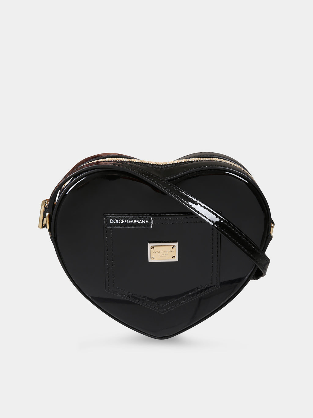 Black bag for girl with logo