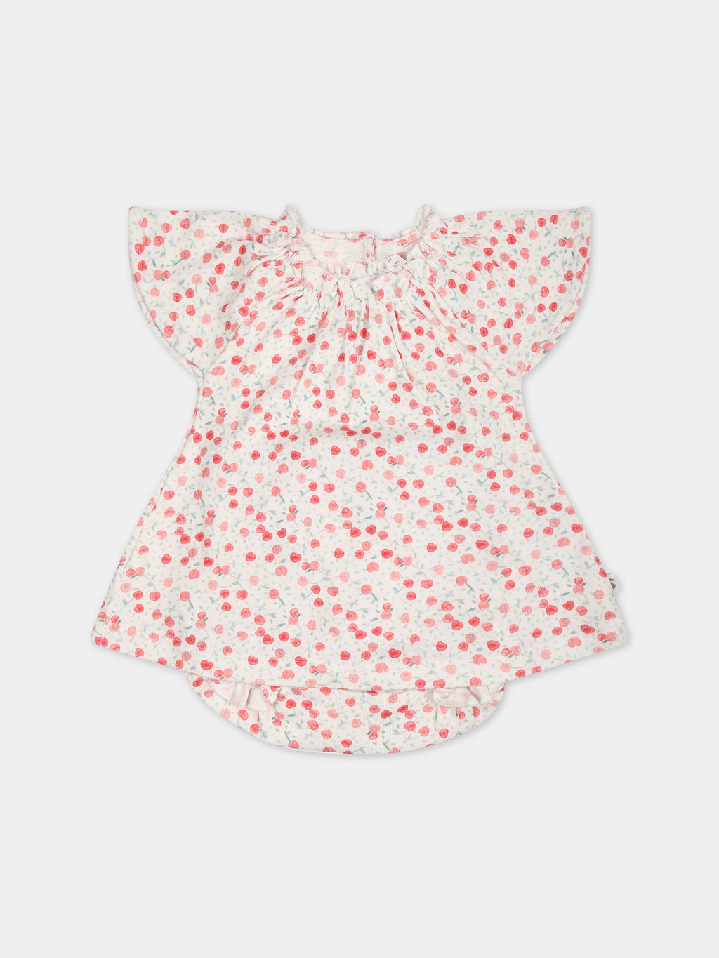 White set for baby girl with iconic cherries