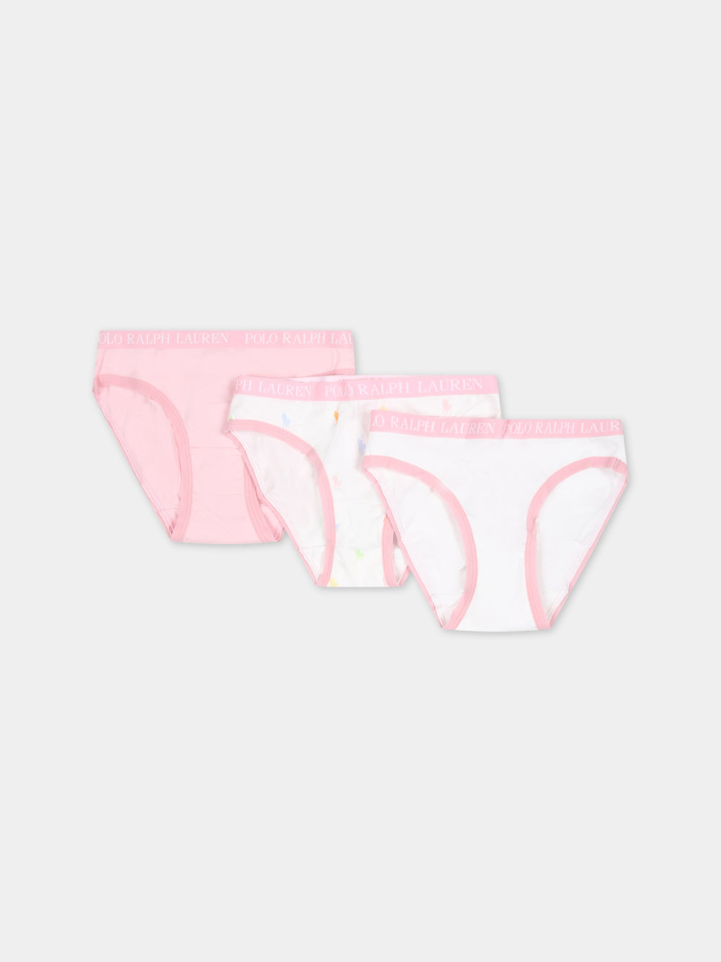 Pink set for girl with logo