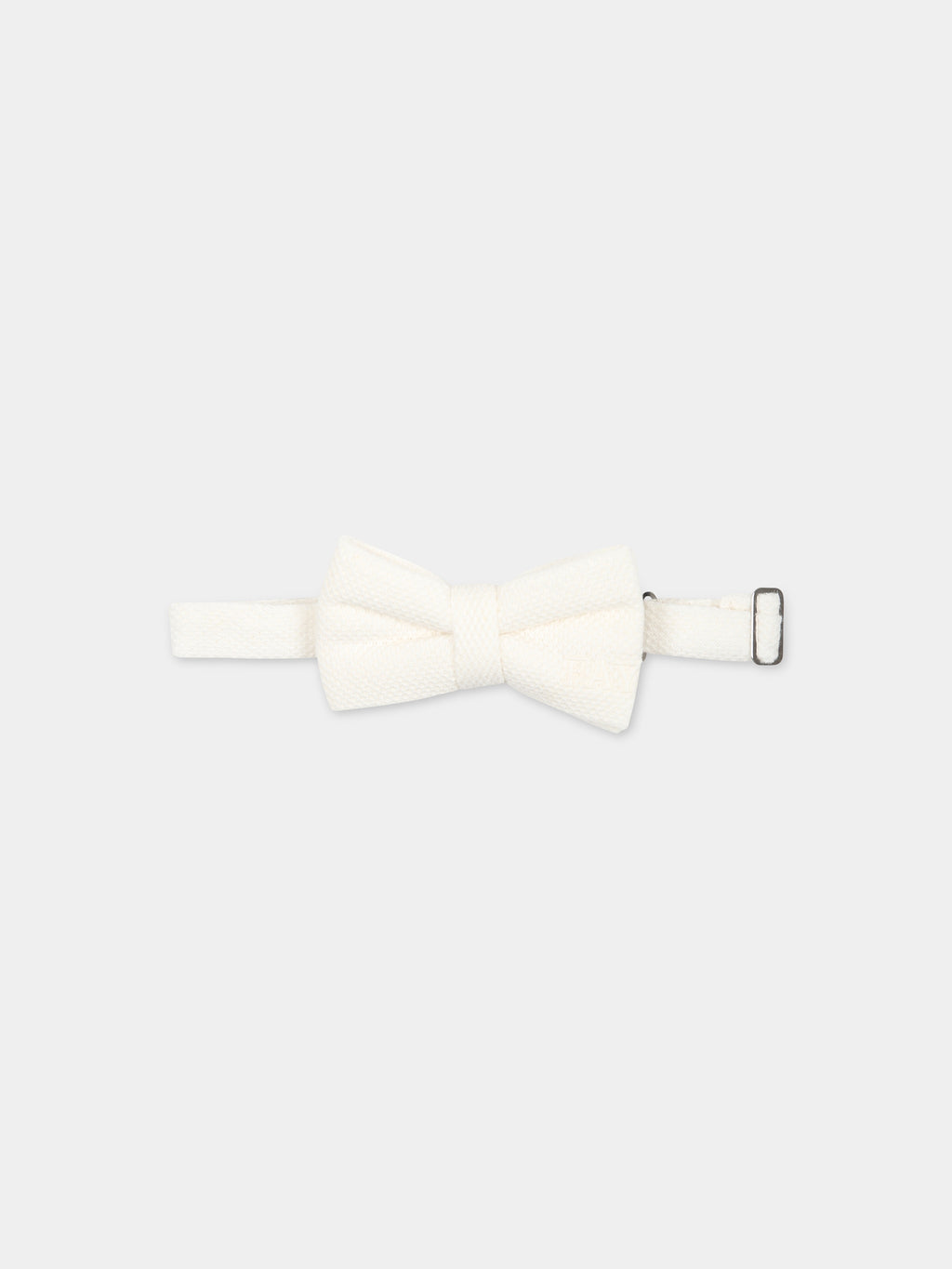 White bow tie for baby boy