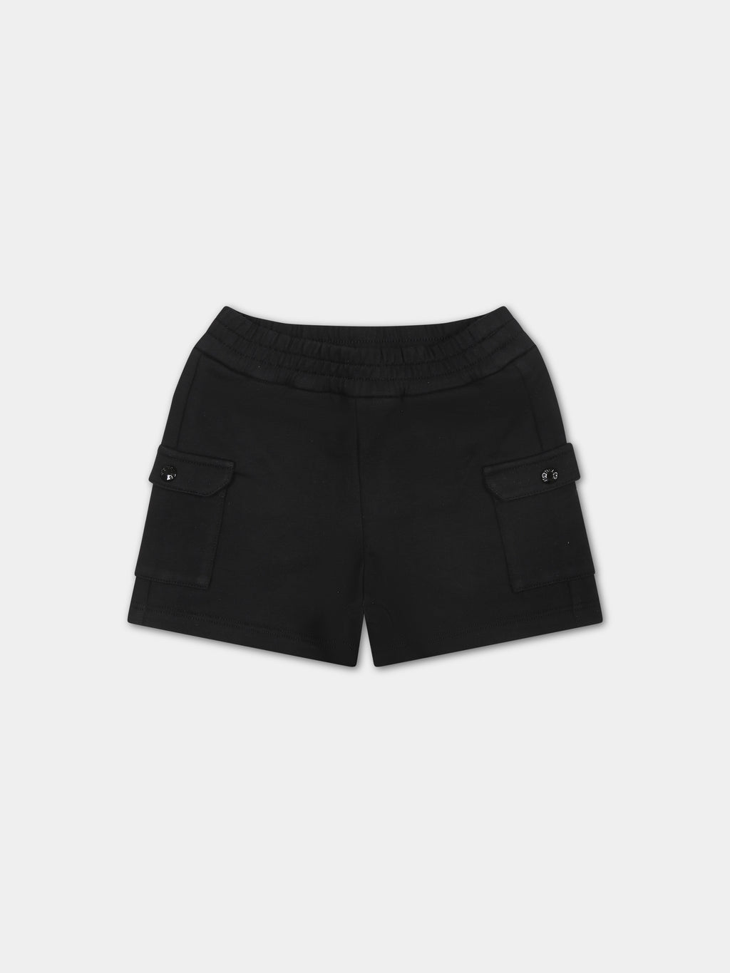 Black sports shorts for baby boy