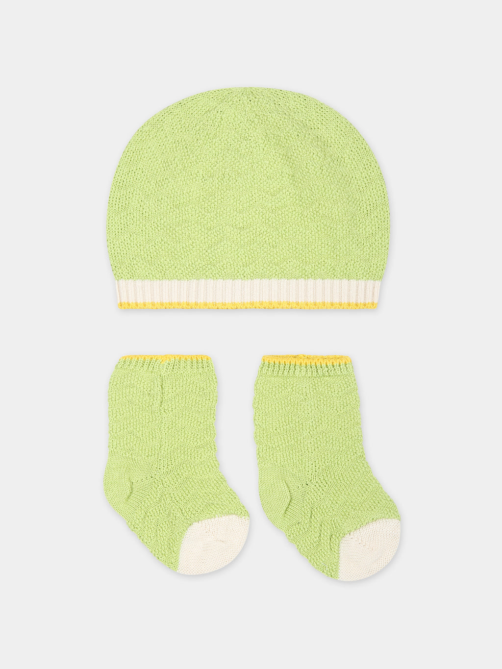 Green set for babykids with logo