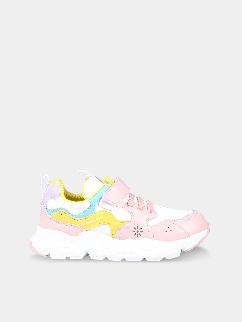 Sneakers basse Yamano rosa per bambina