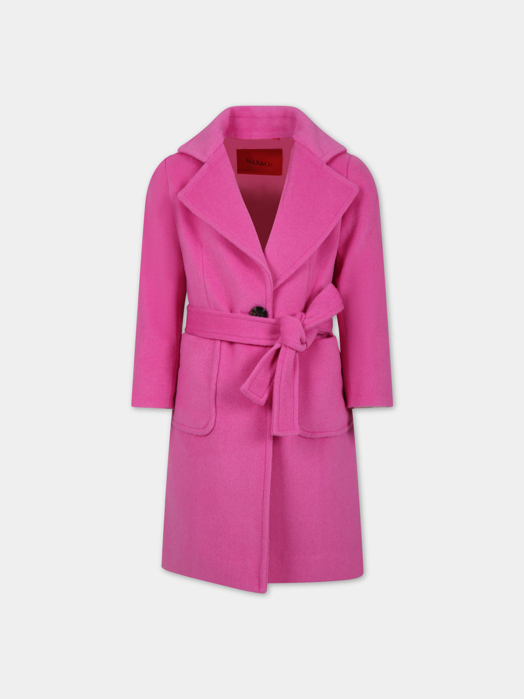 Fuchsia coat for girl