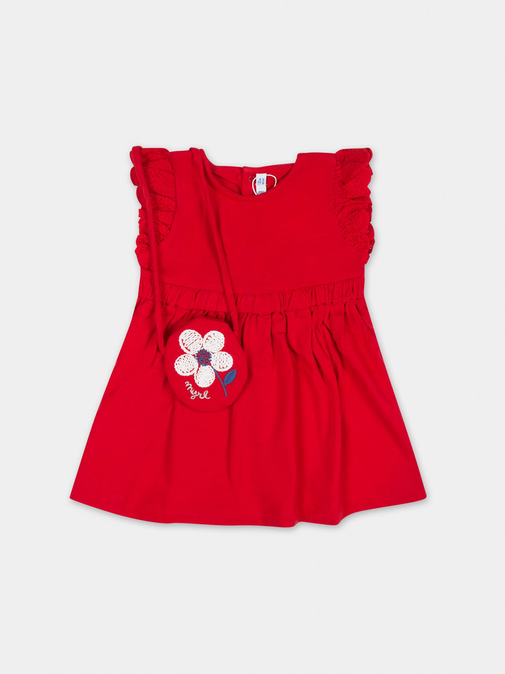 Vestito rosso per neonata