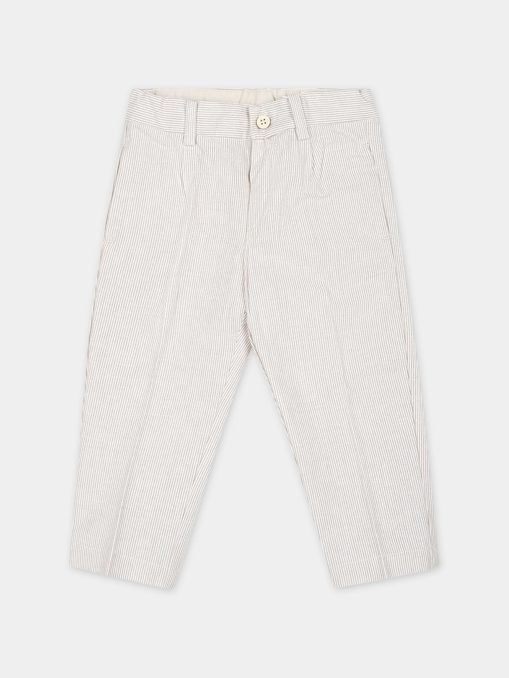 Beige trousers for baby boy