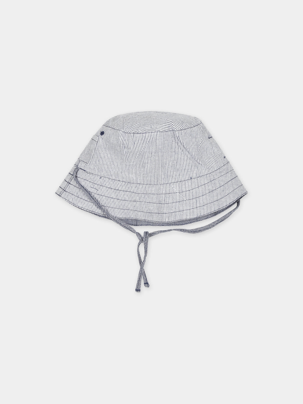 Cloche réversible bleue pour bébé garçon