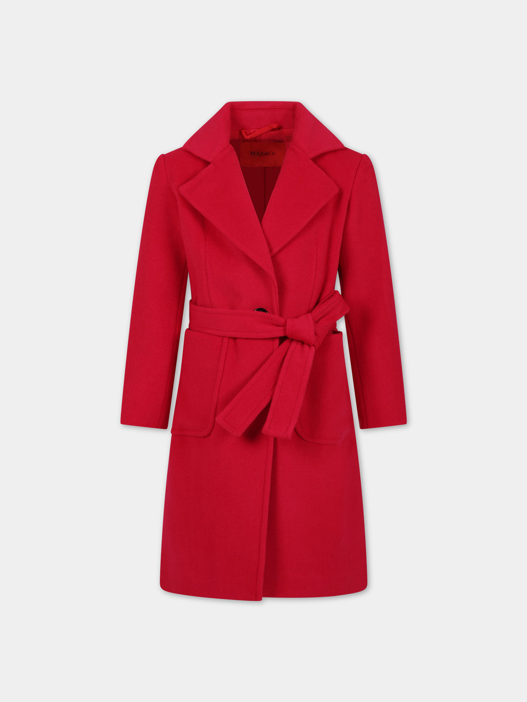 Manteau rouge pour fille