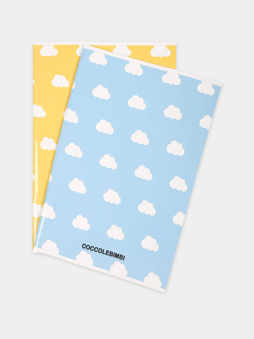 Light blue and Yellow Pigna x Coccolebimbi notebooks