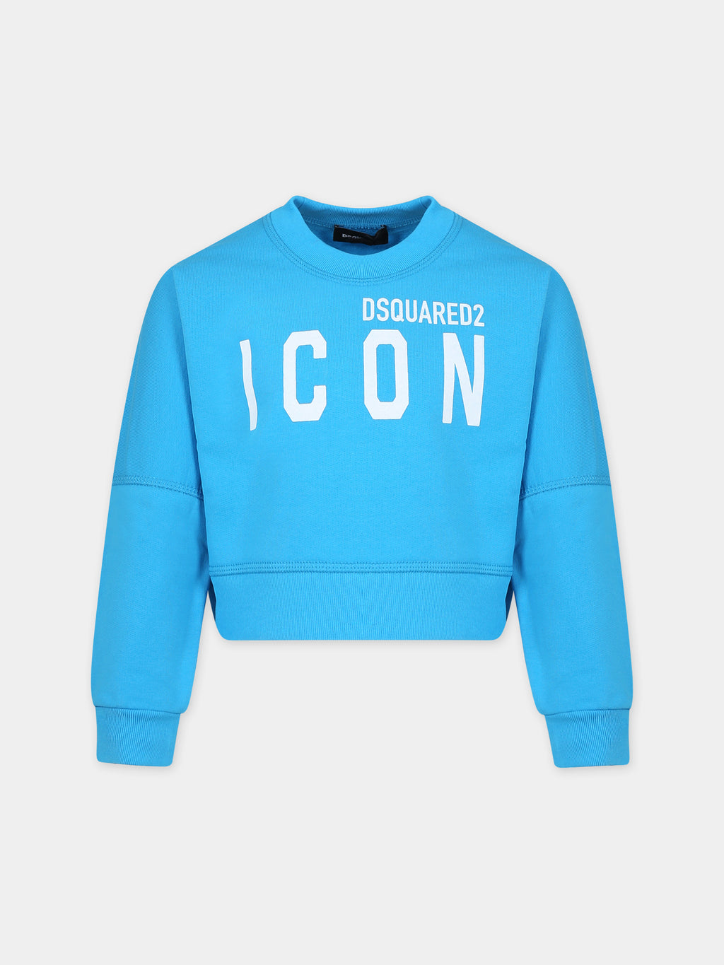 Light blue sweat-shirt  for boy with logo