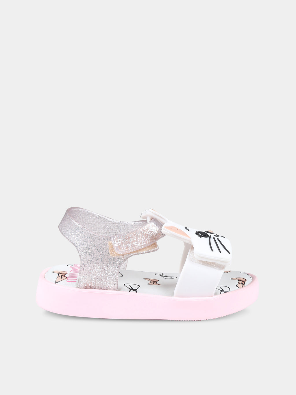 Pink sandals for girl with Marie