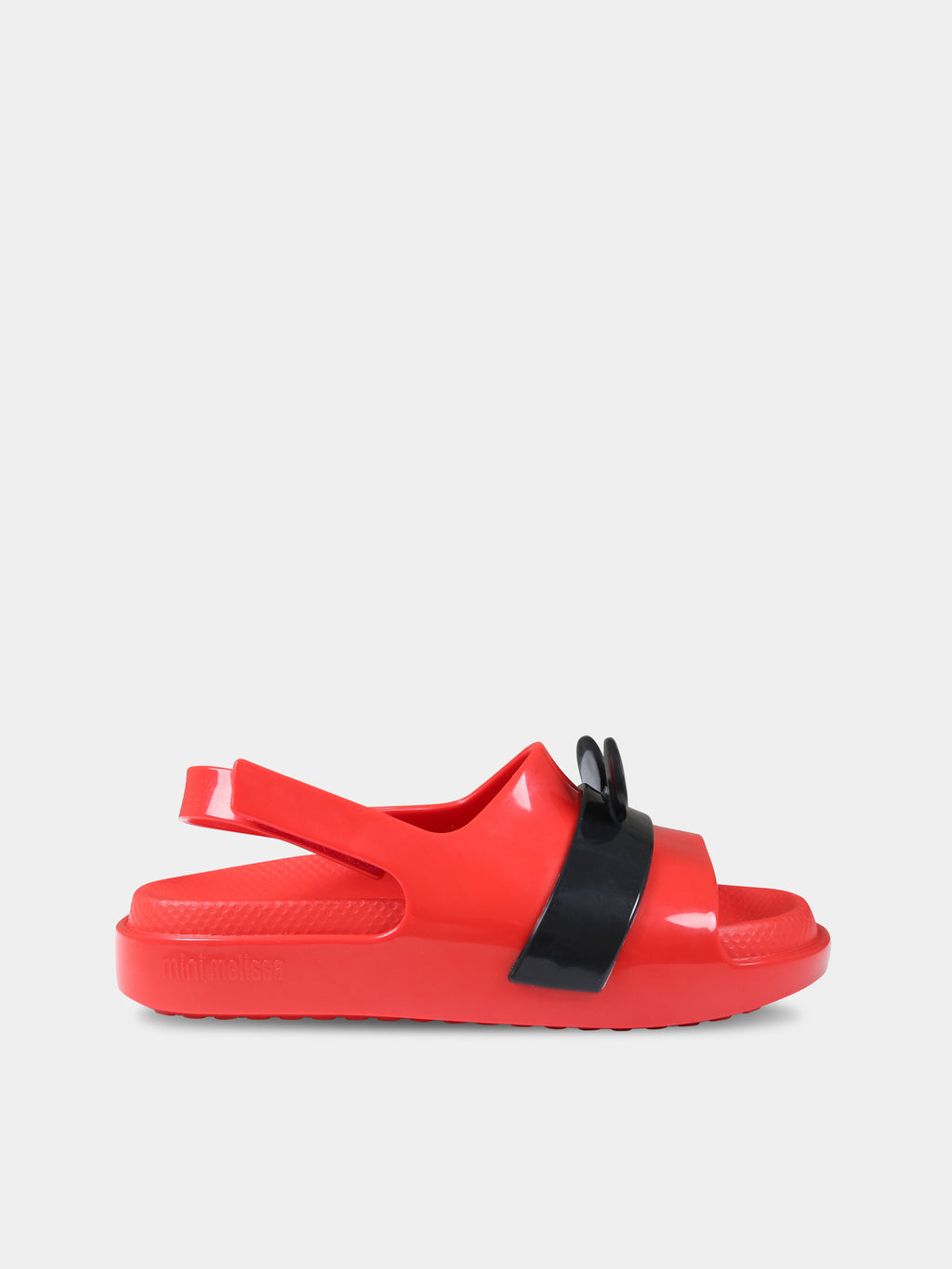 Red sandals for kids with Micki Mouse ears