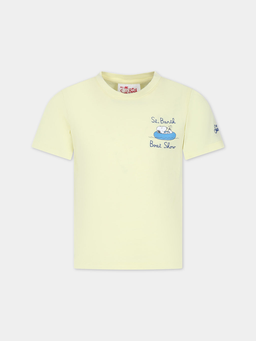 Yellow t-shirt for kids with Snoopy print