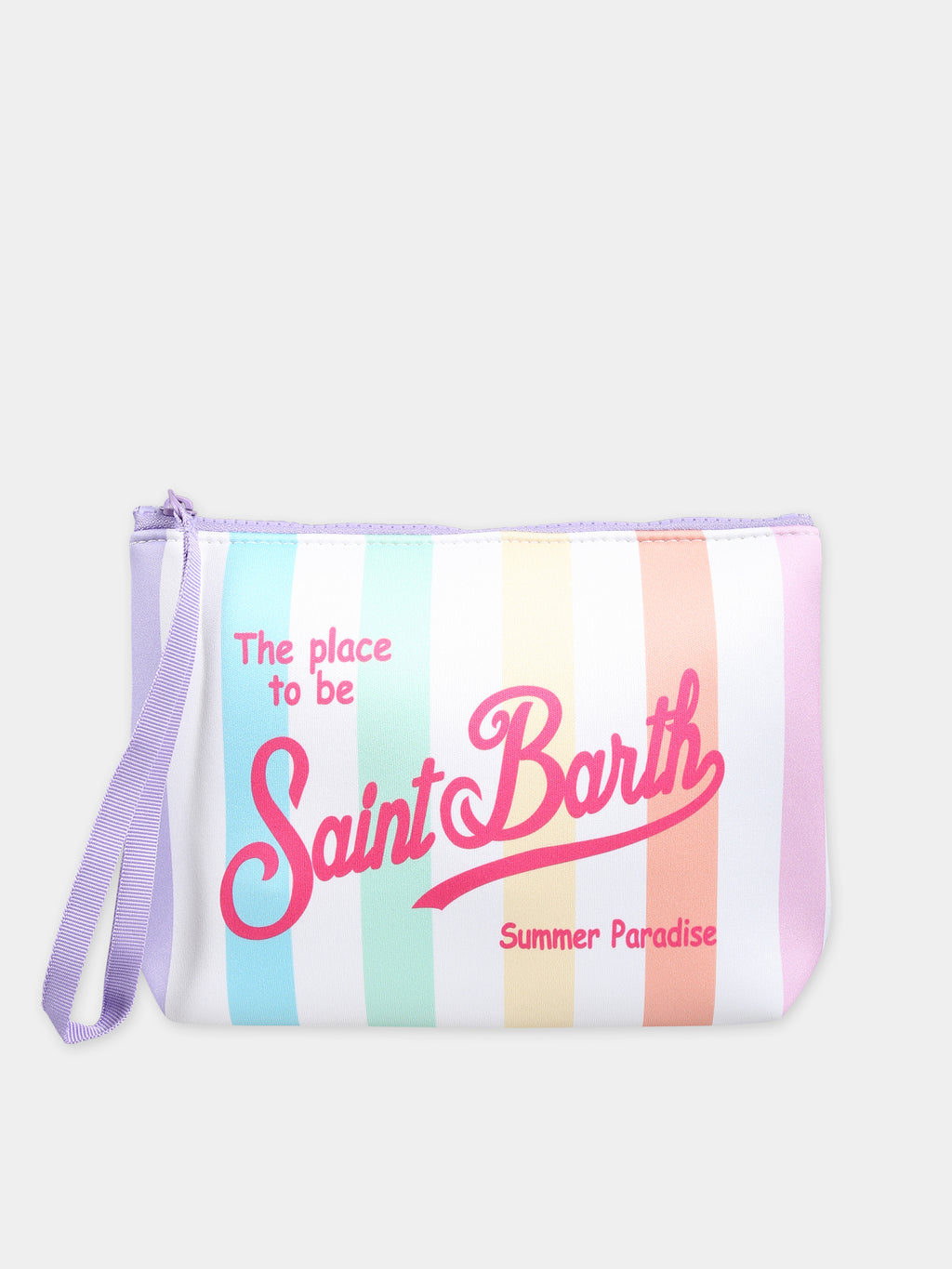 Pochette blanche pour fille avec logo