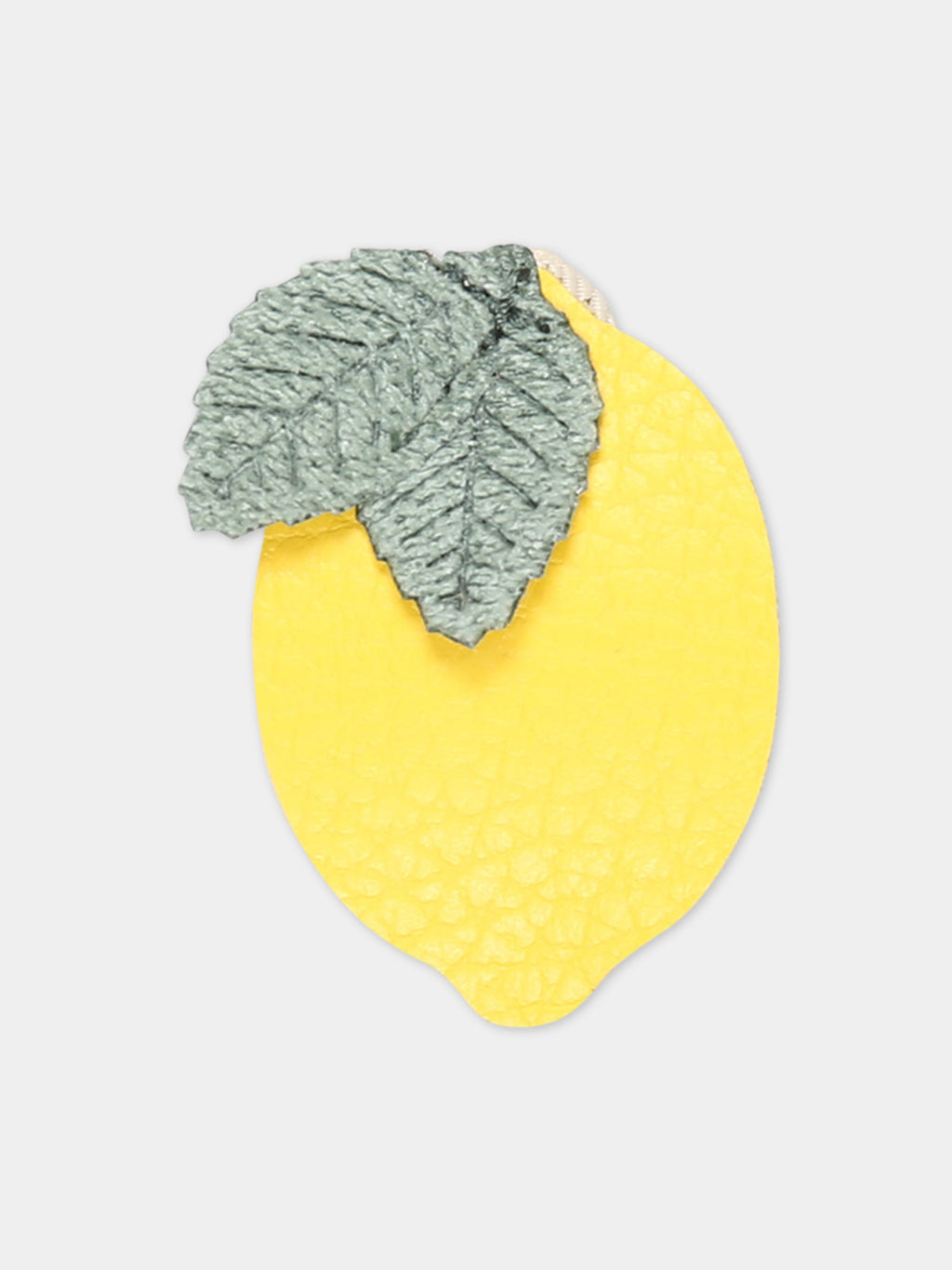 Fermaglio giallo per bambina con limone