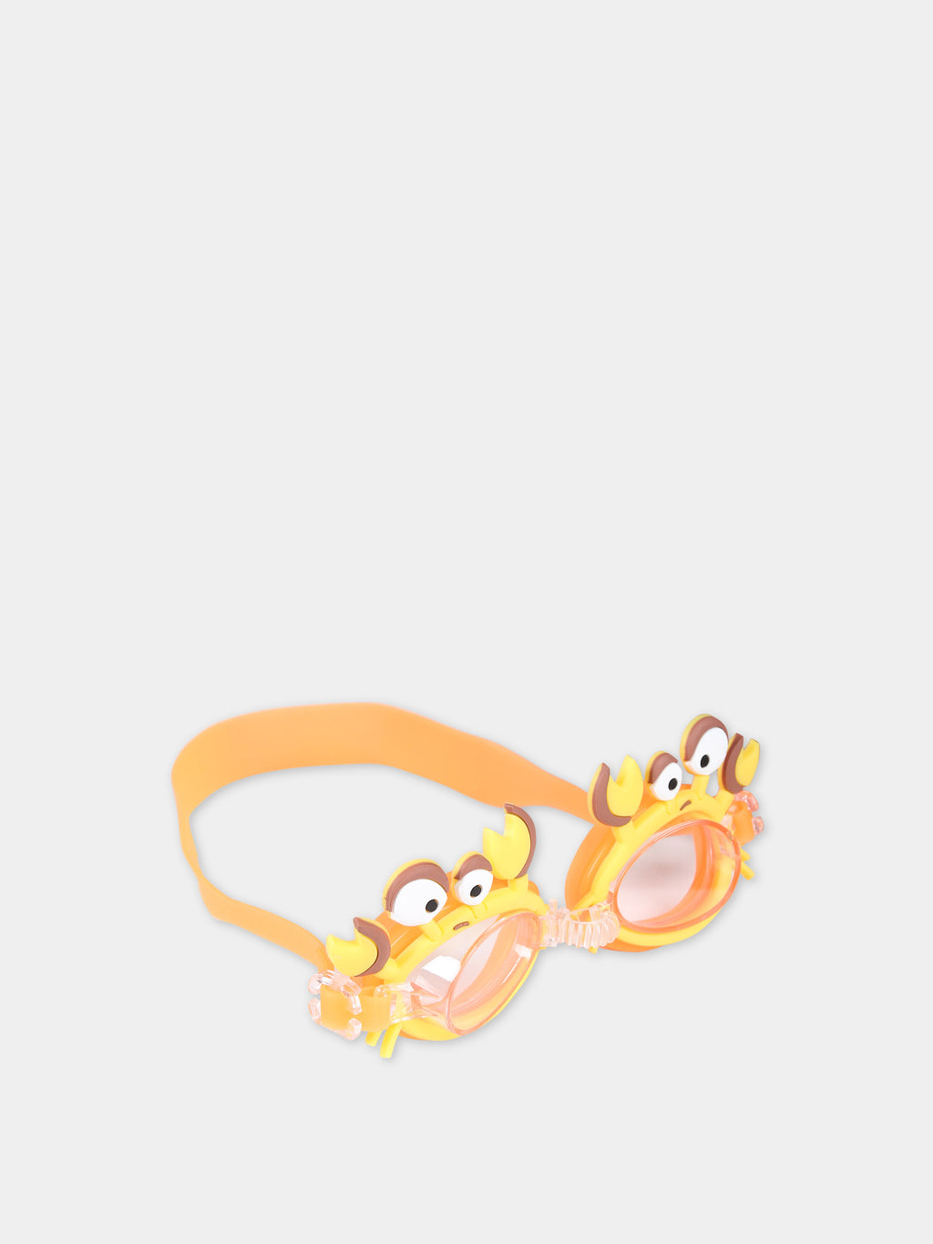Orange goggles for kids with crab