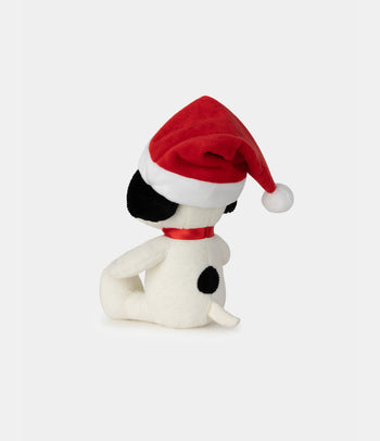 ▷ Peluche Snoopy bianco con cappello natalizio per bambini Bon Ton Toys