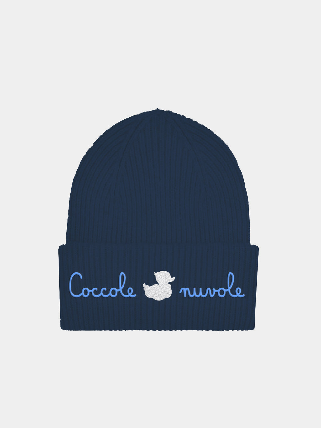 Blue hat for kids with Ducky Clouds