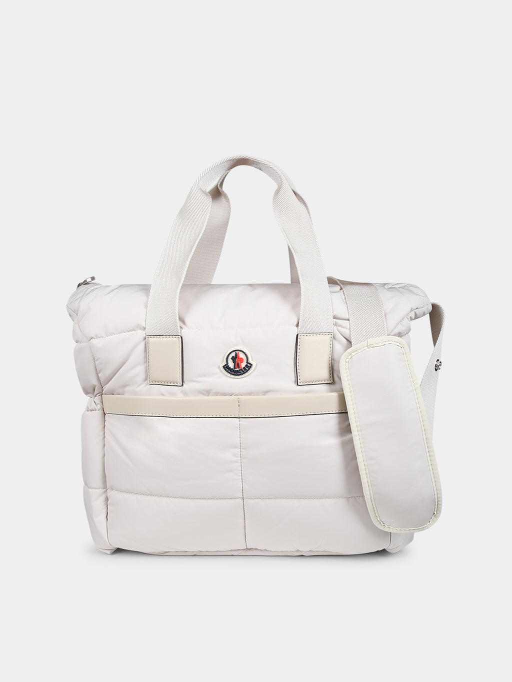 Ivory changing bag for babykids with logo