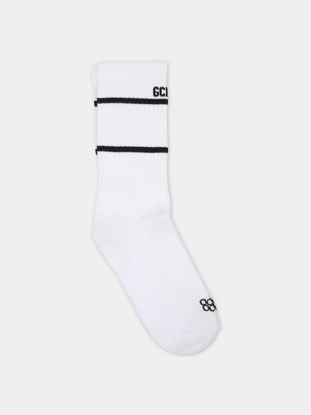 White socks for children with logo