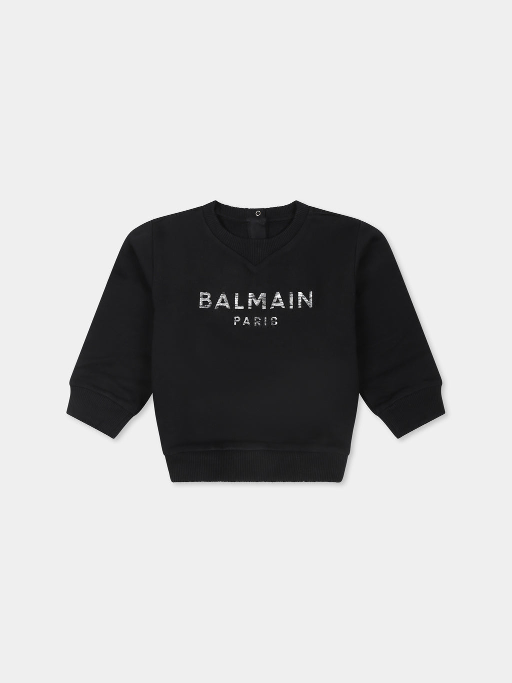 Black sweatshirt for babykids with logo