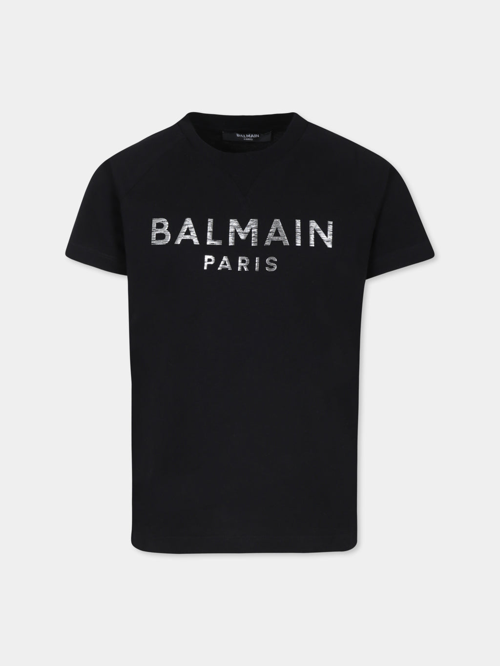 T-shirt noir pour enfants avec logo