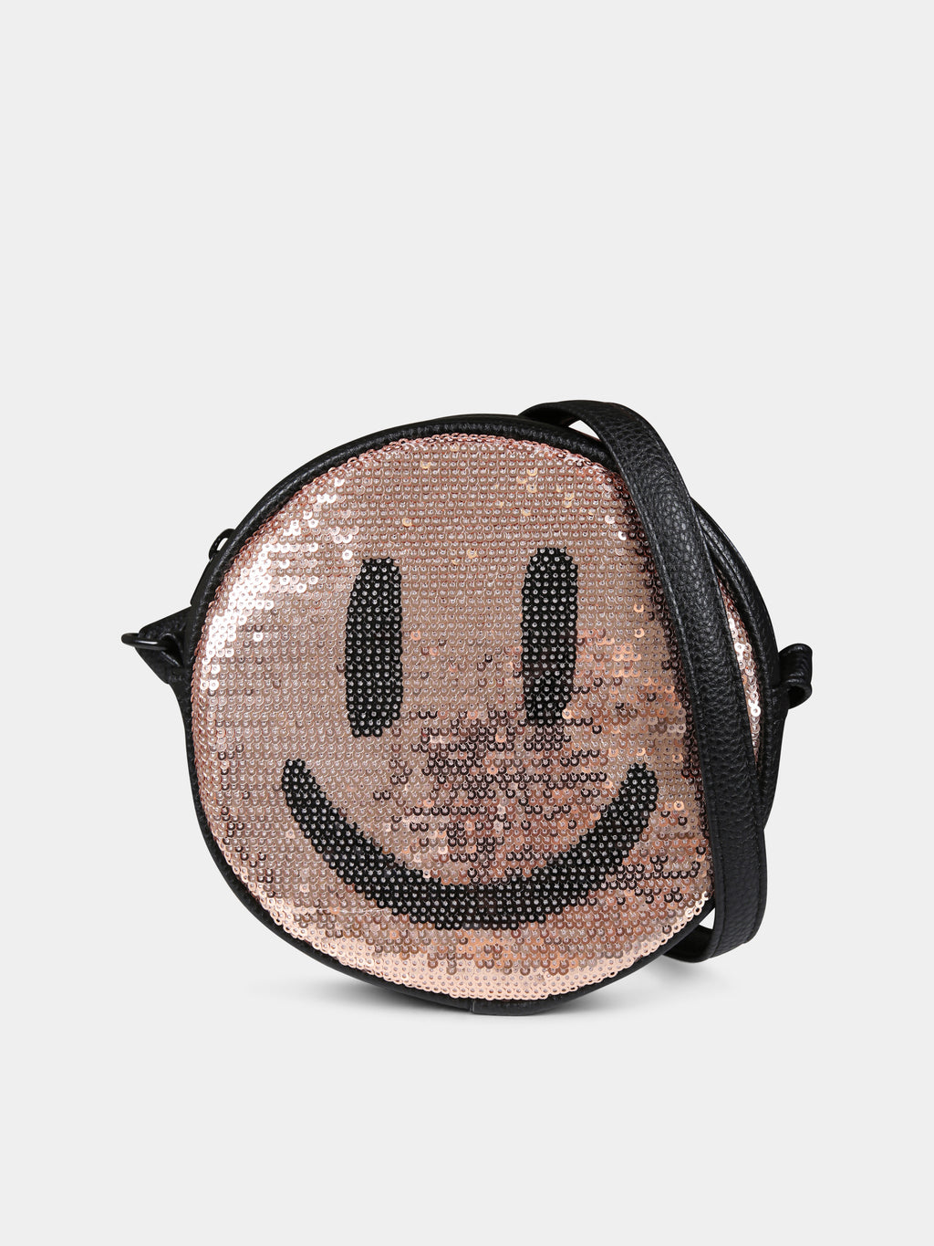 Black bag for girl with smiley