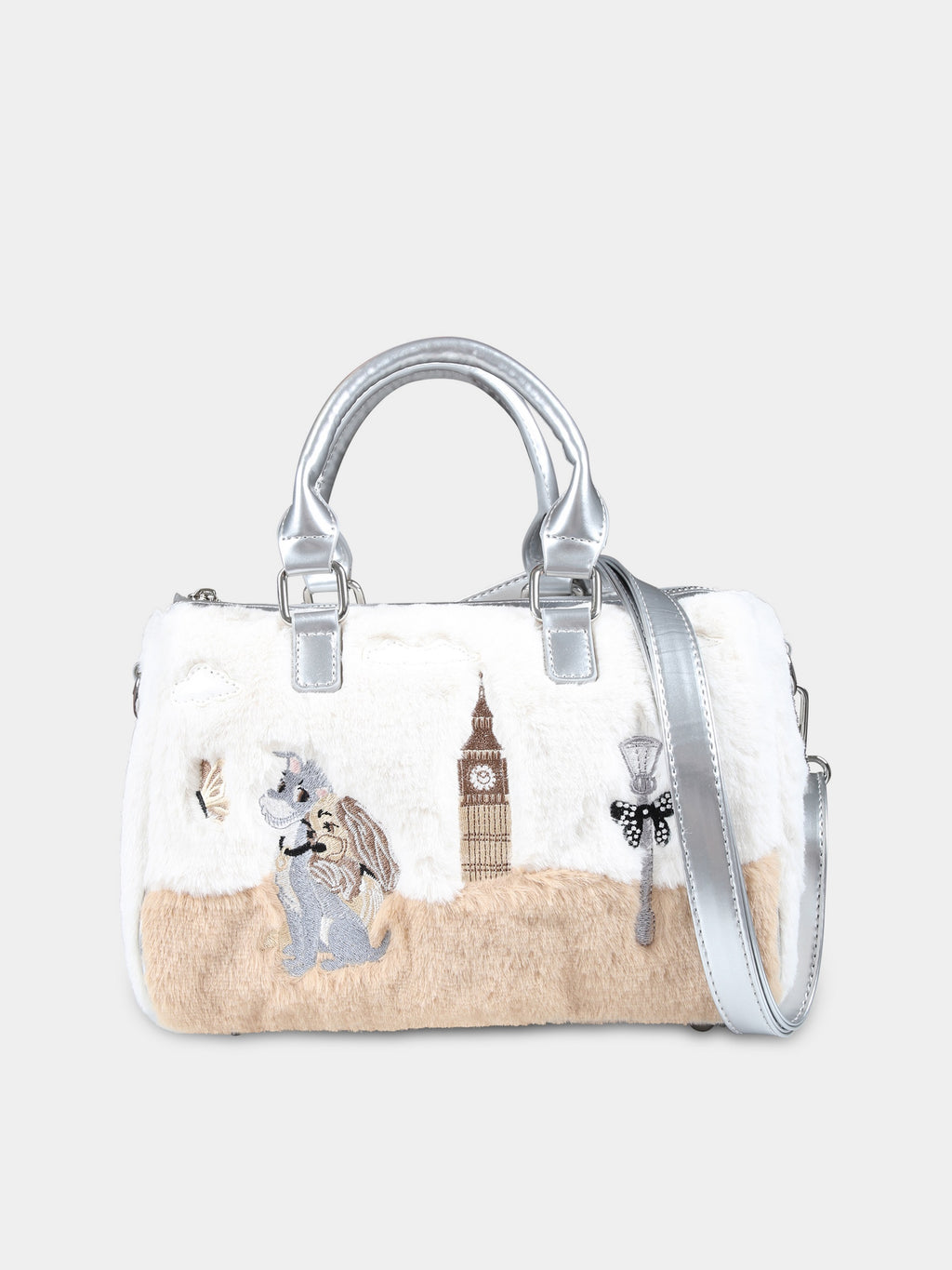 Ivory bag for girl with Lady and the Tramp