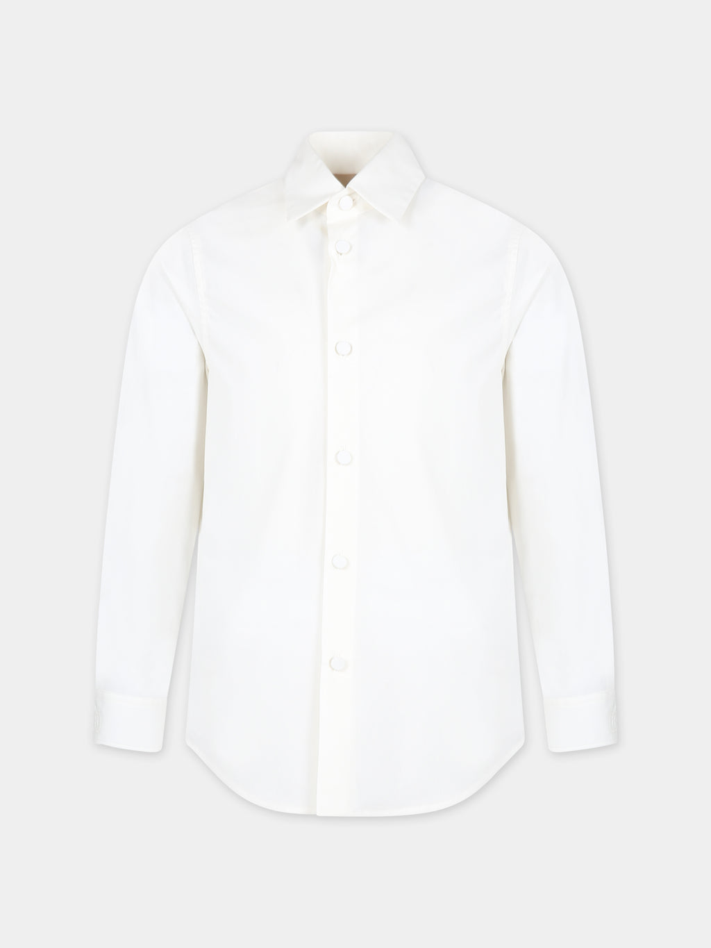 Chemise blanche pour garçon avec croix GG