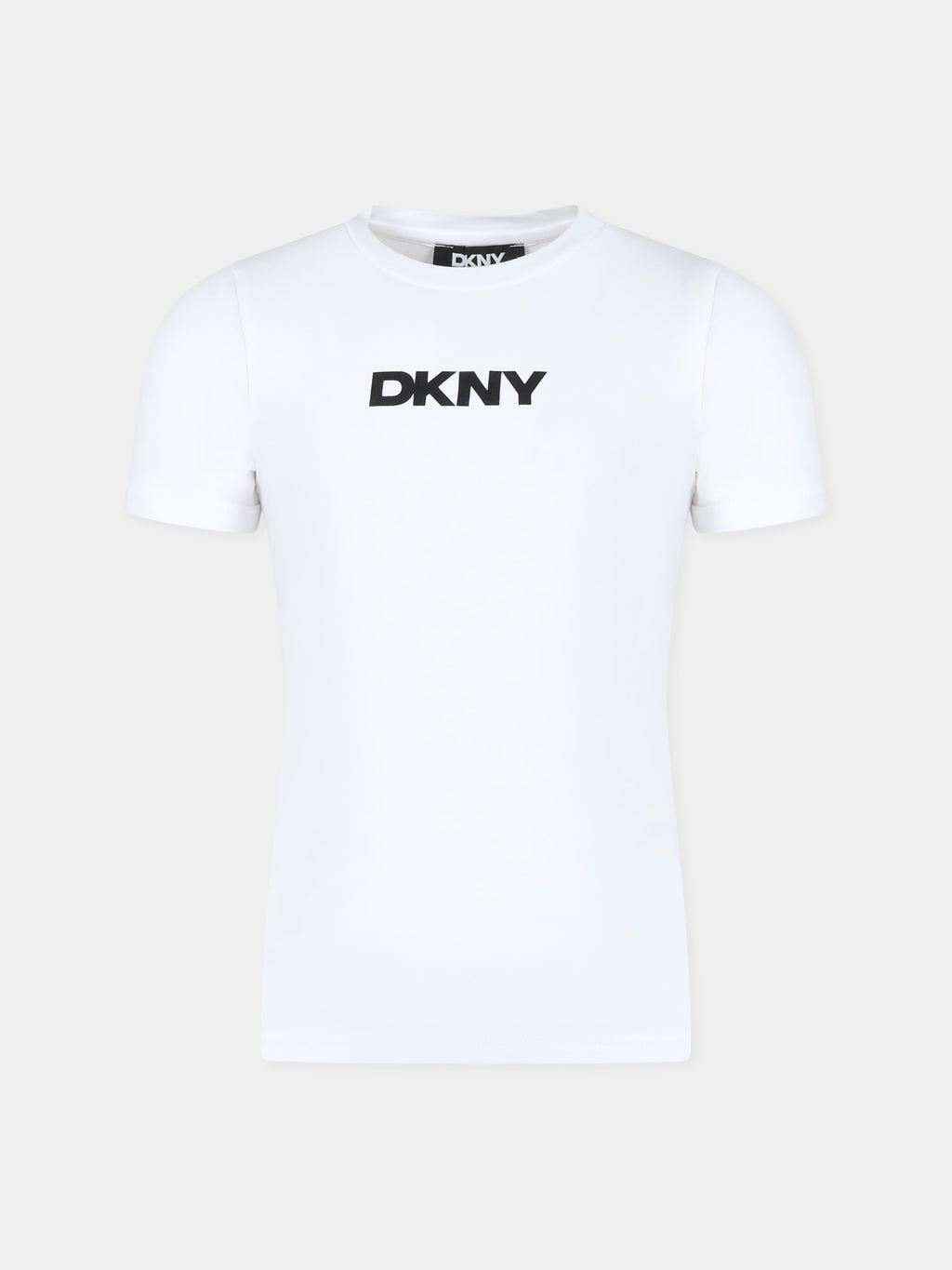 White t-shirt for girl with logo