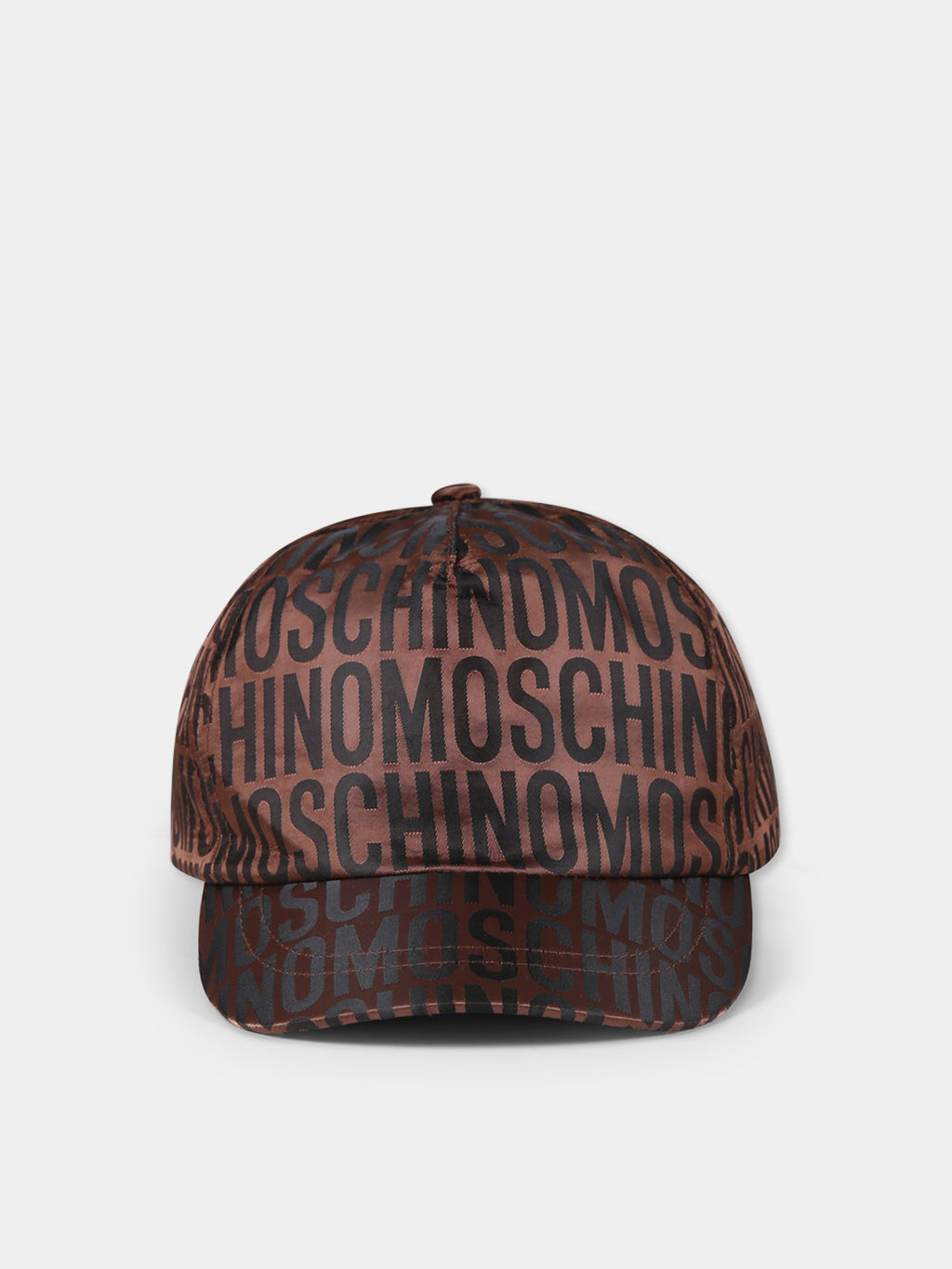 Brown hat for kids with logo