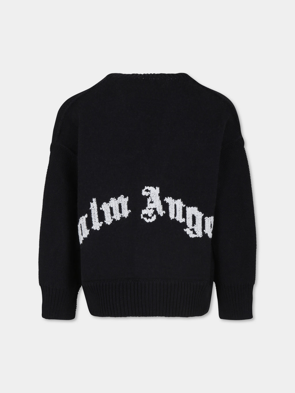 Cardigan noir  pour garçon avec logo