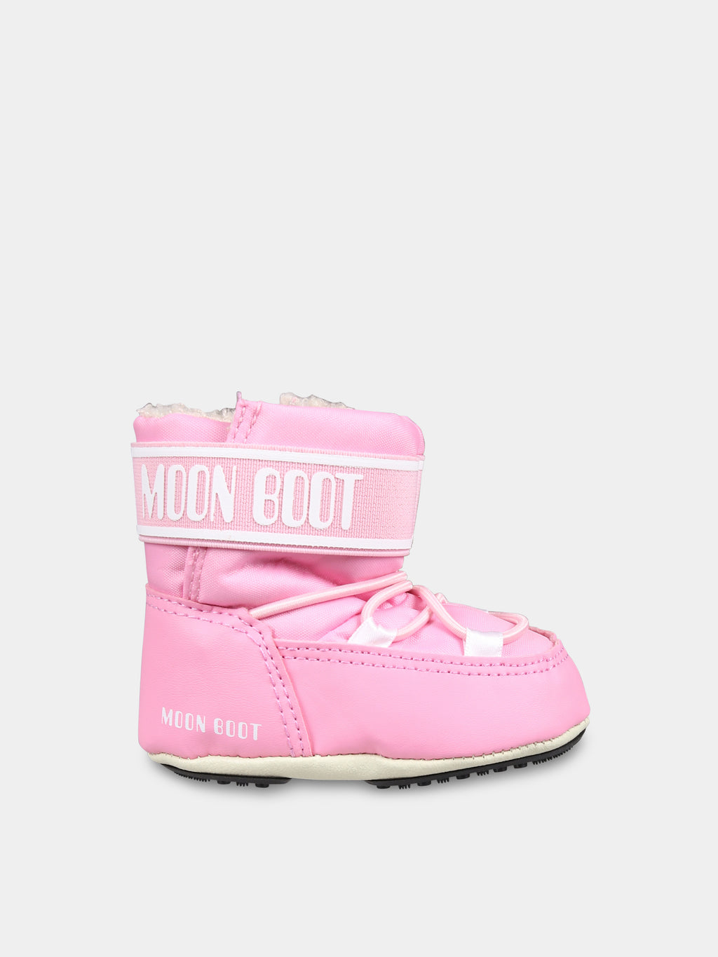 Moon Boots roses pour bébé fille