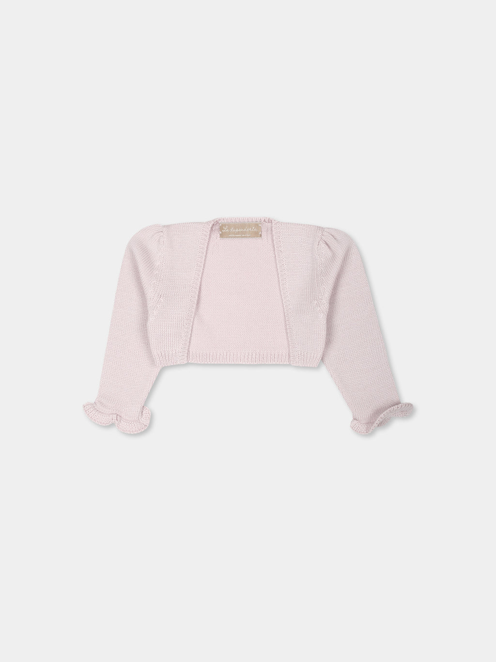 Boléro rose pour bébé fille