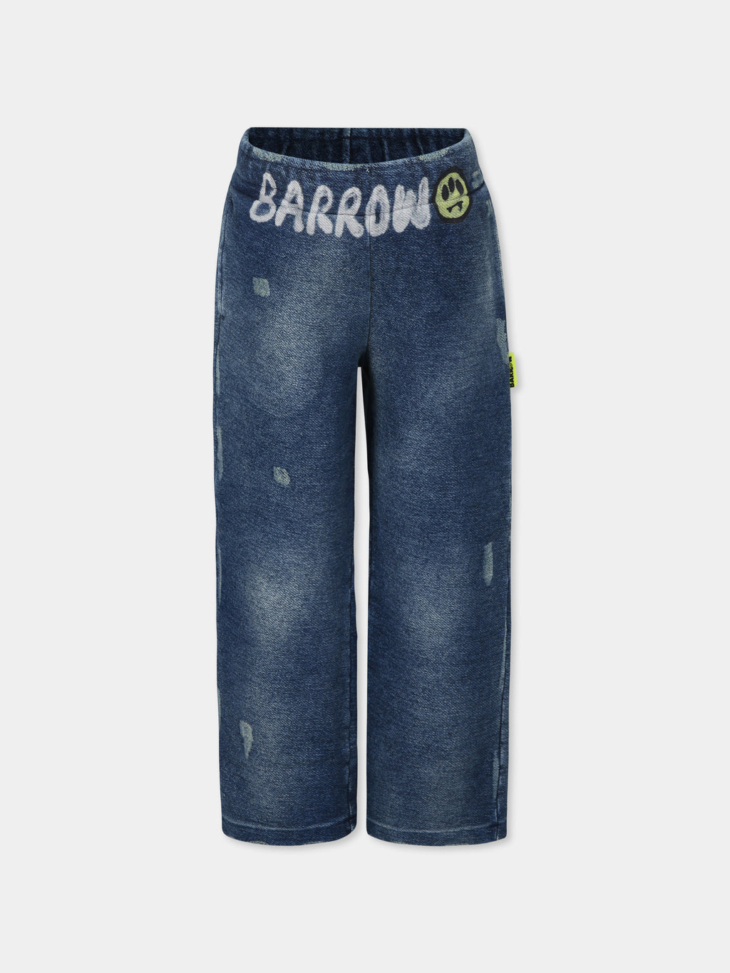 Blue jeans for kids with smiley