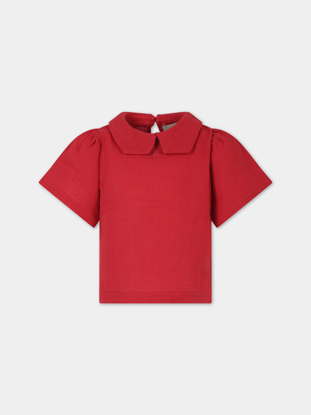 Chemise rouge pour fille