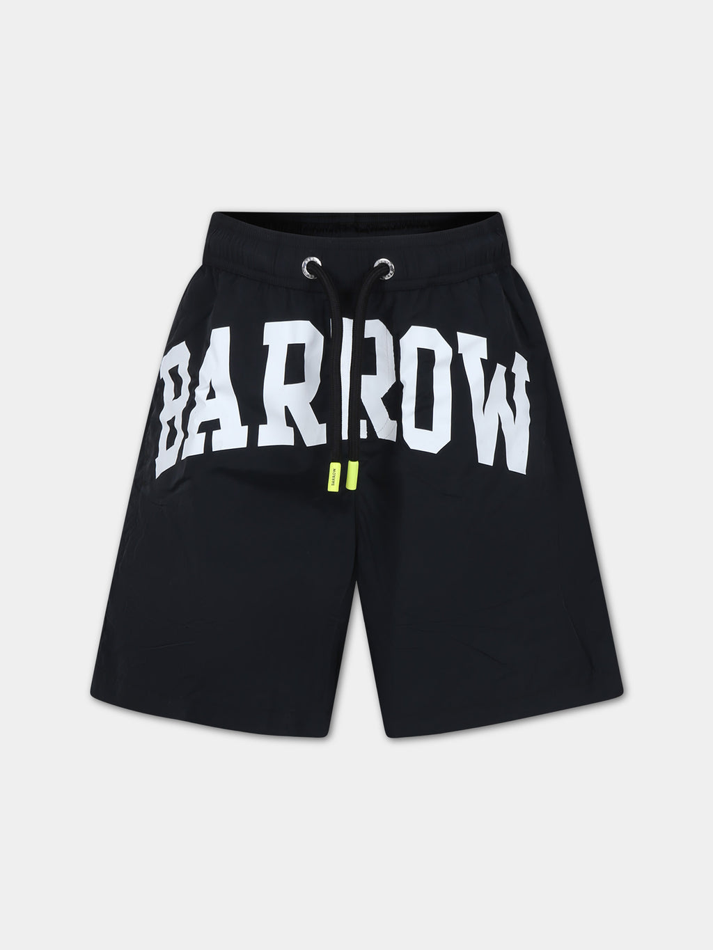 Black swim shorts for boy with smiley