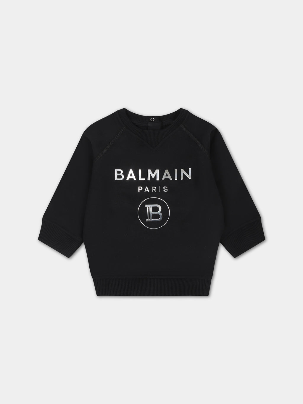 Sweat-shirt noir pour bébé enfants avec logo