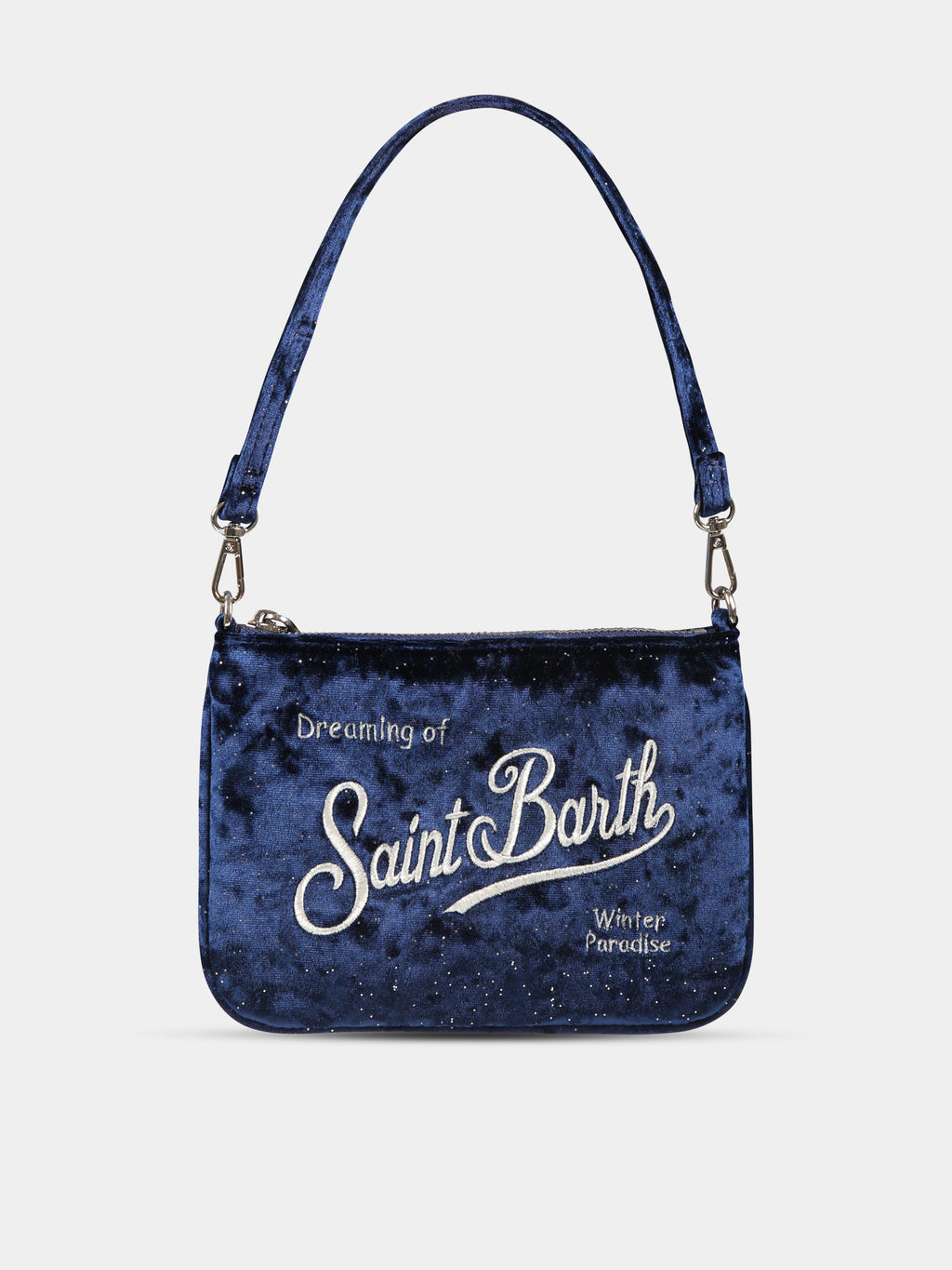 Borsa Parisienne blu per bambina con logo