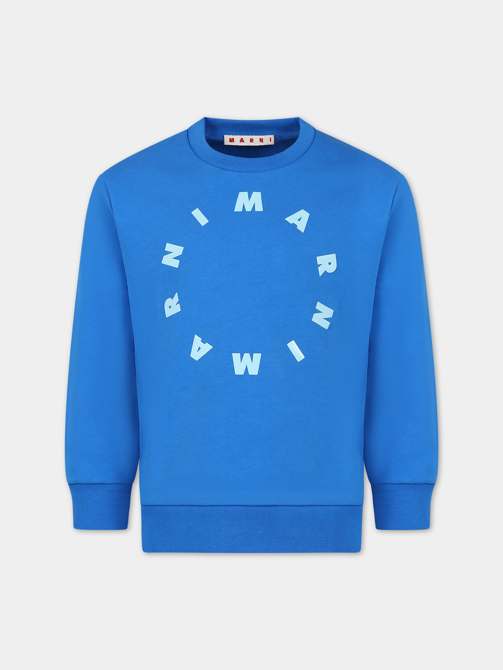 Sweat-shirt bleu pour enfants avec logo