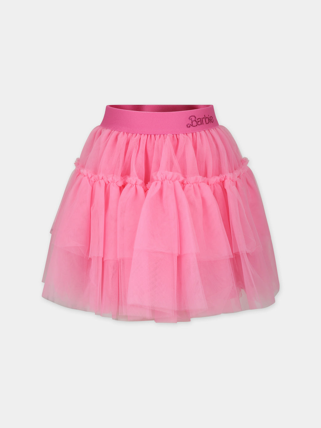 Pink skirt for girl with writing