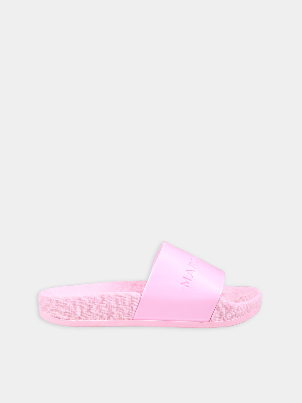 Pink slippers for girl with logo