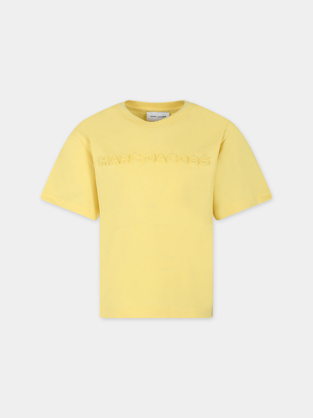 Yellow t-shirt for kids with logo
